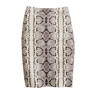 J. Crew snake print pencil skirt
